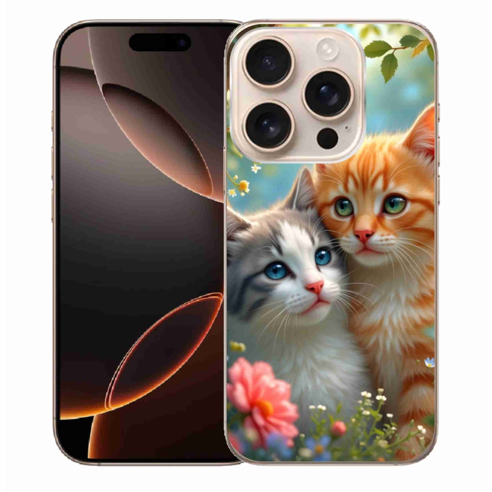Gél borítás mmCase iPhone 16 Pro Max készülékhez - macskaszerelem 2