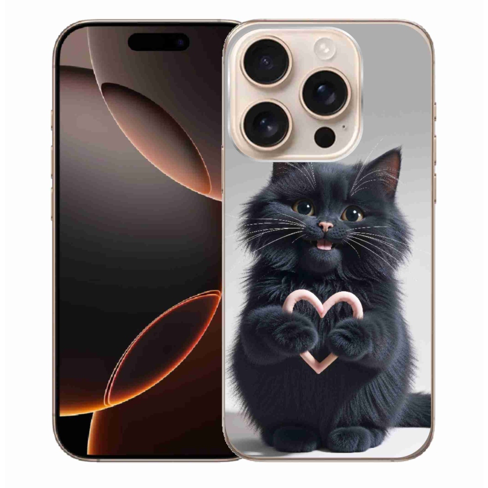 mmCase gél tok az iPhone 16 Pro Max-hoz – Macska szerelem 3