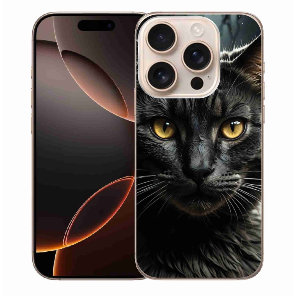 Zselés borítás mmCase iPhone 16 Pro Max készülékhez - cat view 3