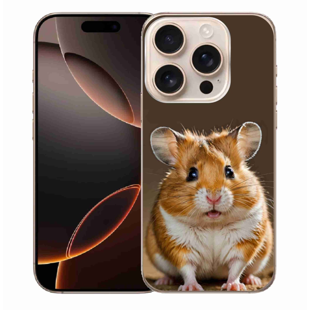 Zselés borítás mmCase iPhone 16 Pro Max készülékhez - hörcsög