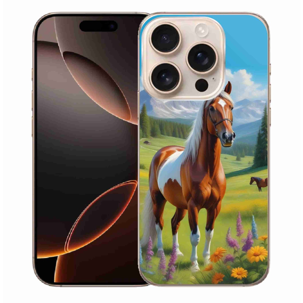 mmCase gél tok az iPhone 16 Pro Max-hoz – ló a réten
