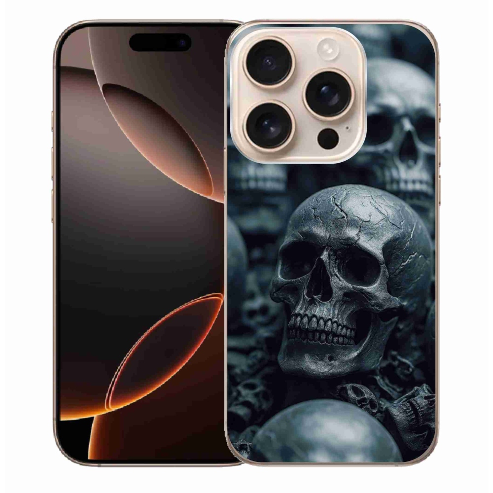 Gél védőburkolat mmCase iPhone 16 Pro Max készülékhez - koponya 2