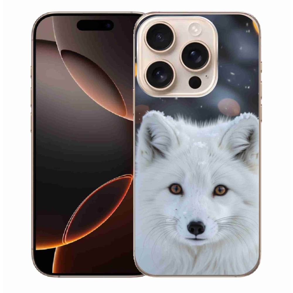 Gél védőhuzat mmCase iPhone 16 Pro Max készülékhez - polár róka