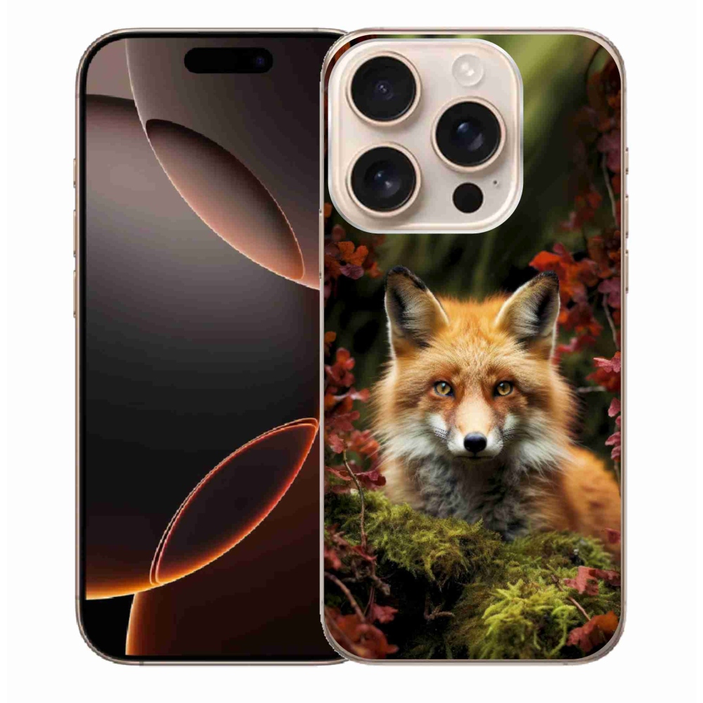 mmCase gél tok az iPhone 16 Pro Max-hoz – róka az erdőben