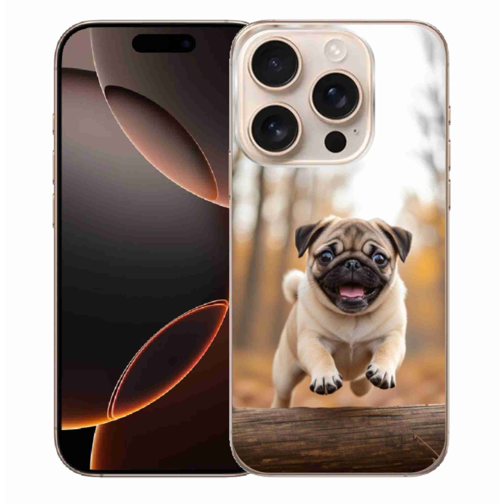 Zselés borítás mmCase iPhone 16 Pro Max készülékhez - mopsz 2