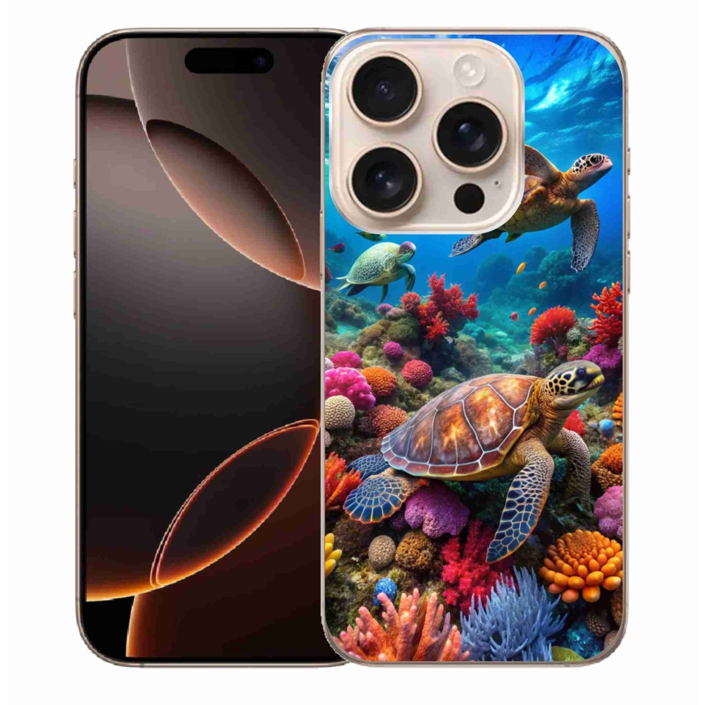 Zselés borítás mmCase iPhone 16 Pro Max készülékhez - Sea World 2