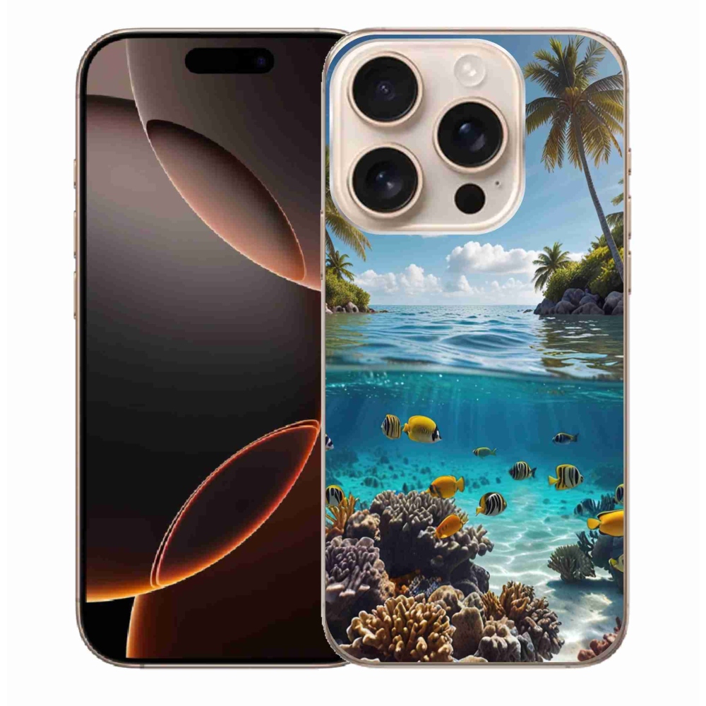 Zselés borítás mmCase iPhone 16 Pro Max készülékhez - Sea World 4