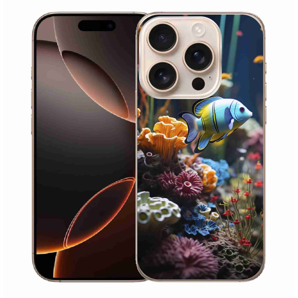 Zselés borítás mmCase iPhone 16 Pro Max készülékhez - Sea World 5