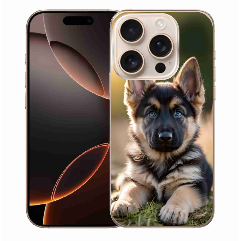 mmCase gél tok az iPhone 16 Pro Max-hoz – német juhászkutya a természetben