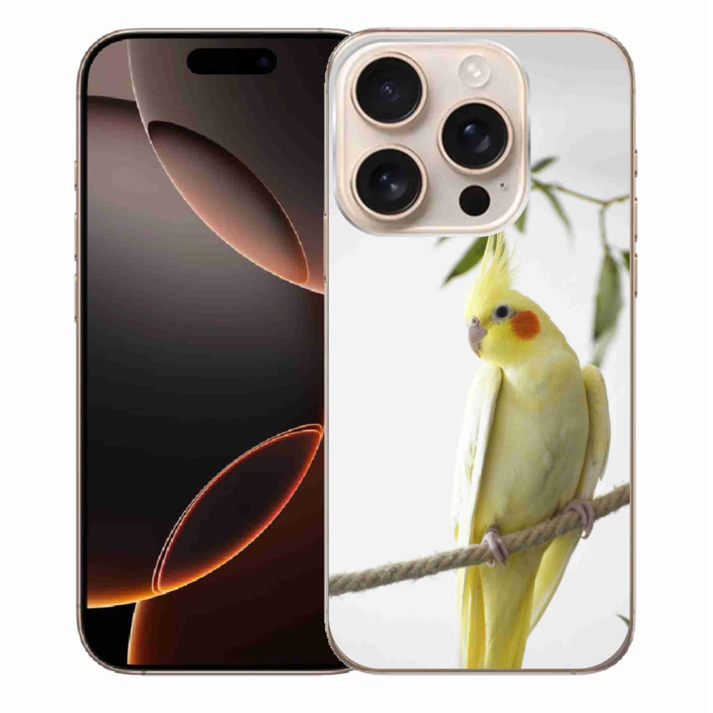 mmCase gél tok az iPhone 16 Pro Max-hoz – tollas papagáj