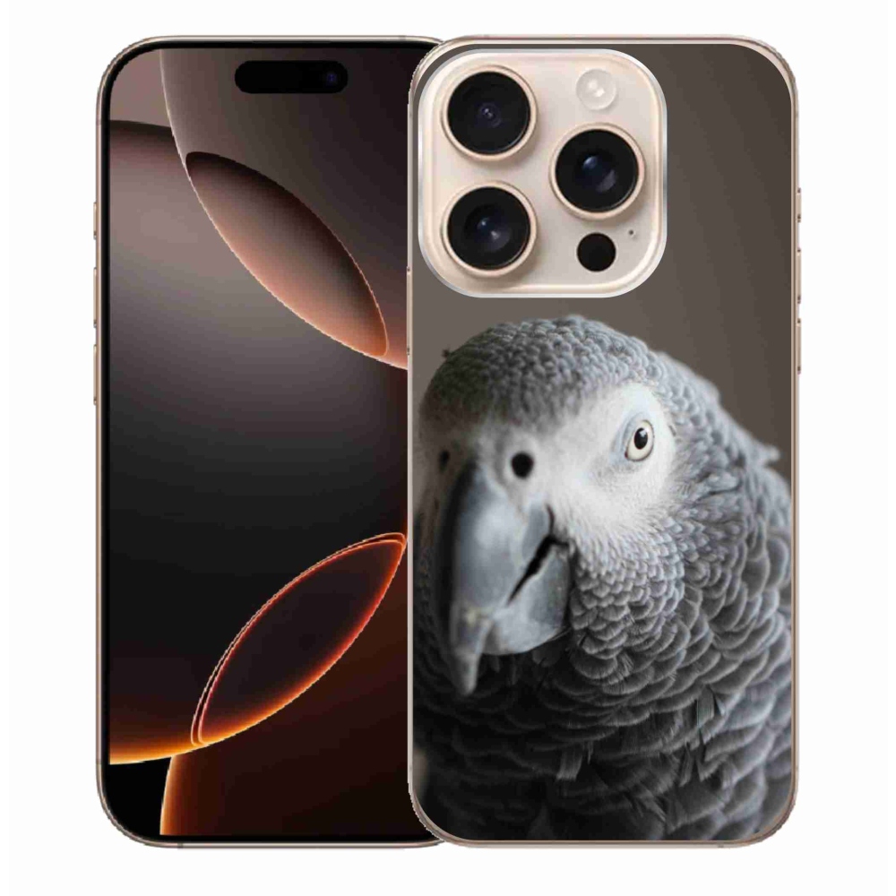 Zselés borítás mmCase iPhone 16 Pro Max készülékhez - papagáj jacko 2