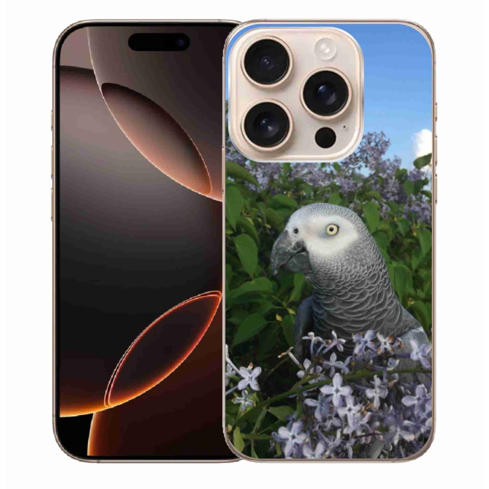 Zselés borítás mmCase iPhone 16 Pro Max készülékhez - papagáj jacko