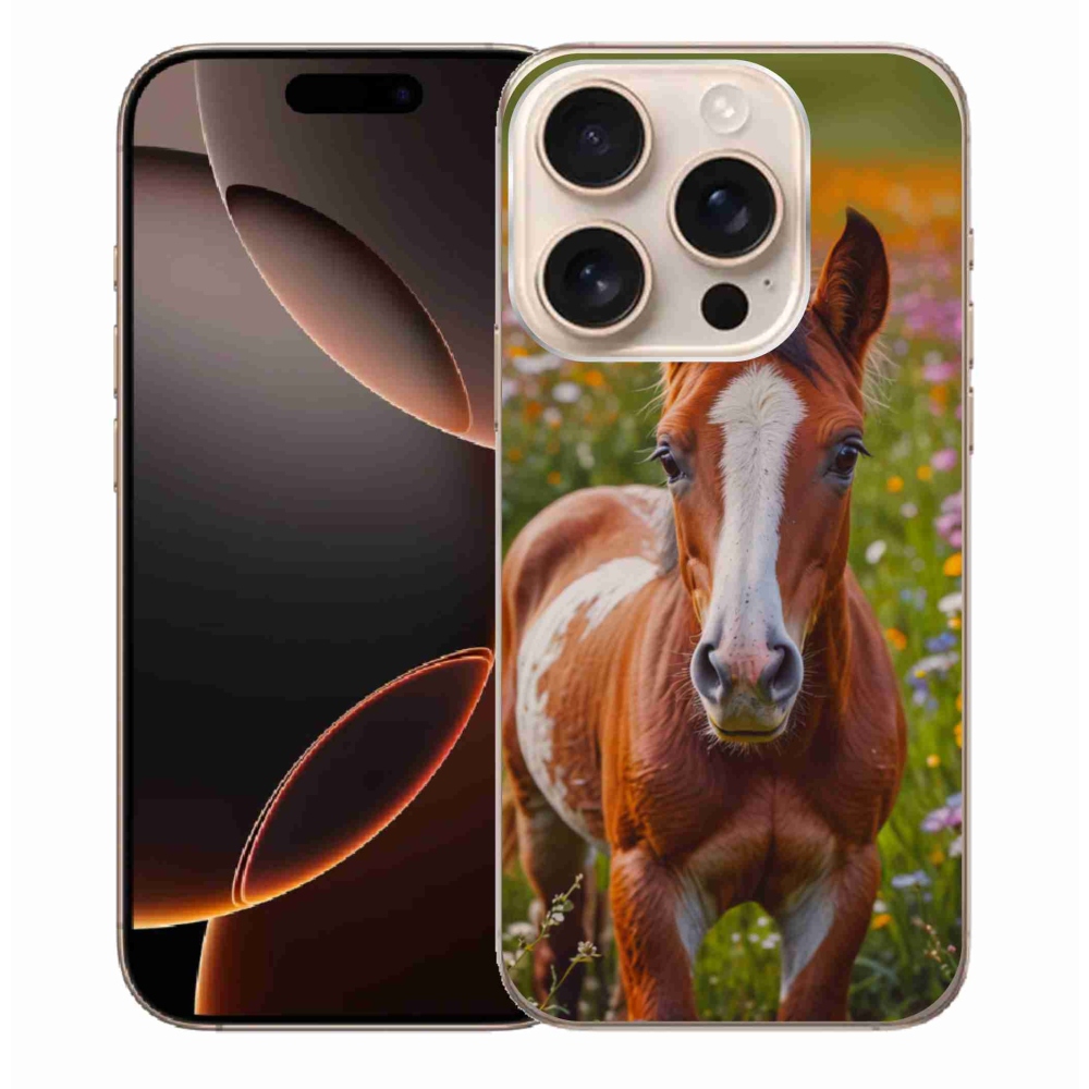 mmCase gél tok az iPhone 16 Pro Max-hoz – aranyos csikó