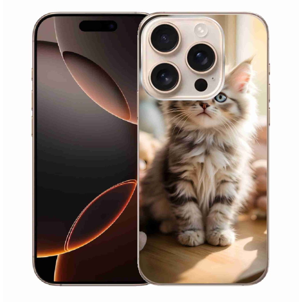 mmCase gél tok az iPhone 16 Pro Max-hoz – aranyos cica 10