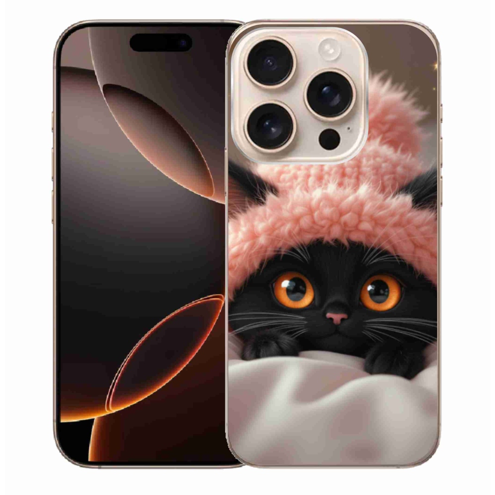 Gél borítás mmCase iPhone 16 Pro Max készülékhez - aranyos cica 7