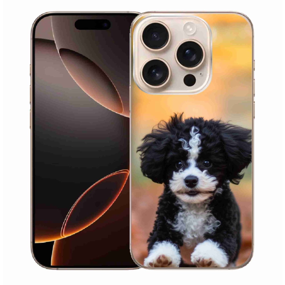 Gél borítás mmCase iPhone 16 Pro Max készülékhez - aranyos kiskutya 2