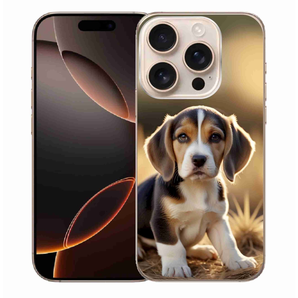 mmCase gél tok az iPhone 16 Pro Max-hoz – aranyos beagle