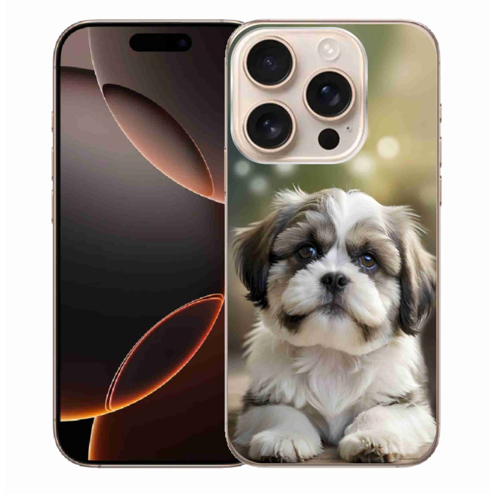 mmCase gél tok az iPhone 16 Pro Max-hoz – aranyos shih-tzu