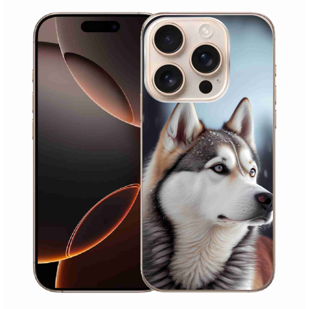 mmCase gél tok az iPhone 16 Pro Max-hoz – szibériai husky
