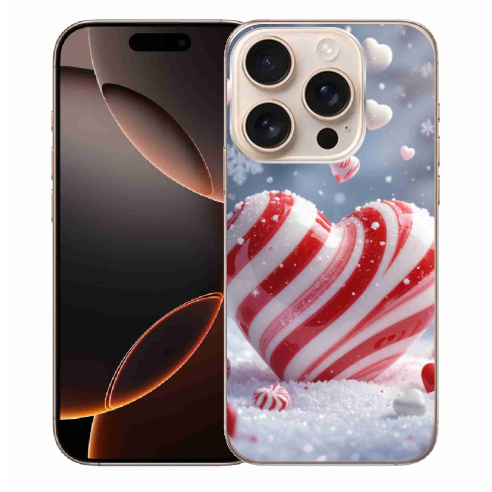 Zselés borítás mmCase iPhone 16 Pro Max készülékhez - édes szívecske