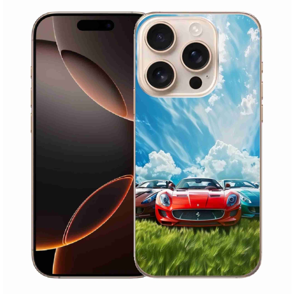 Zselés borítás mmCase iPhone 16 Pro Max készülékhez - sportkocsik
