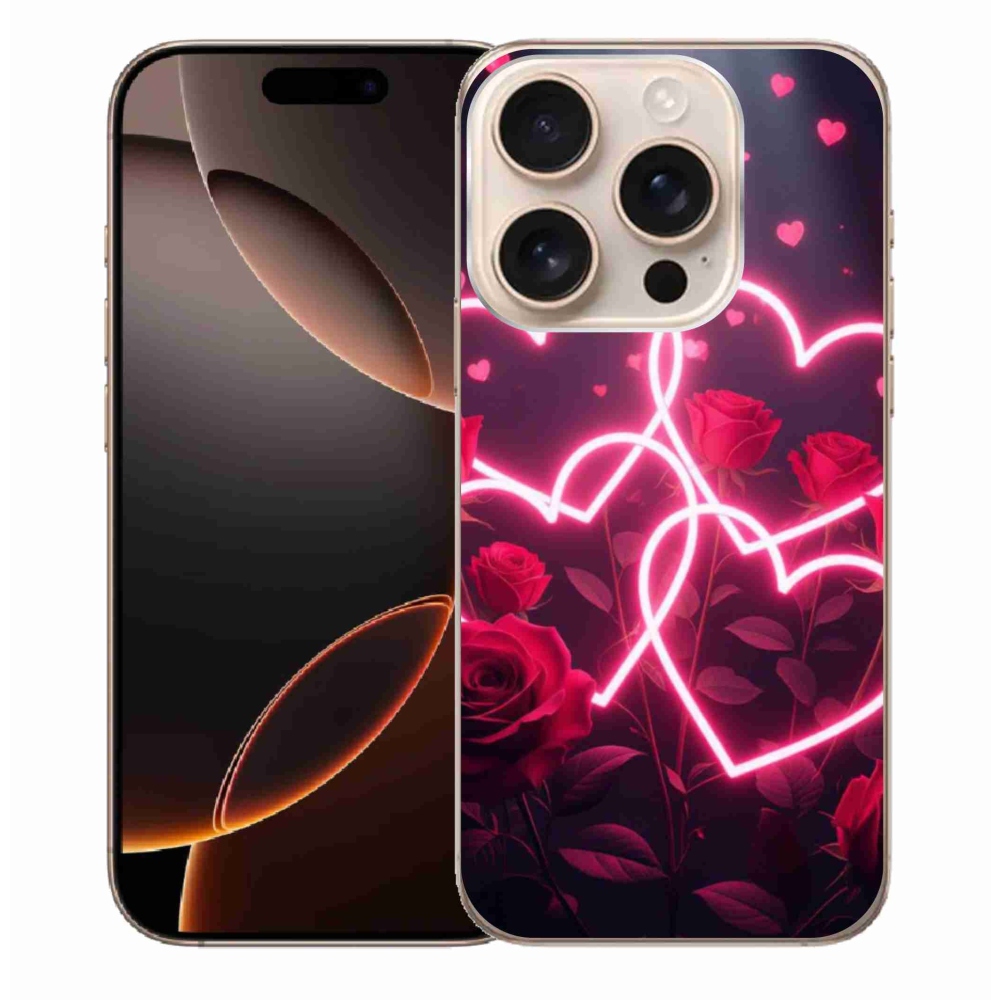 Gél borítás mmCase iPhone 16 Pro Max készülékhez - Szerelem szíve