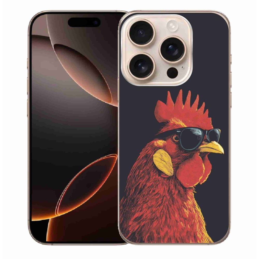 Gél borítás mmCase iPhone 16 Pro Max készülékhez - stílusos kakas