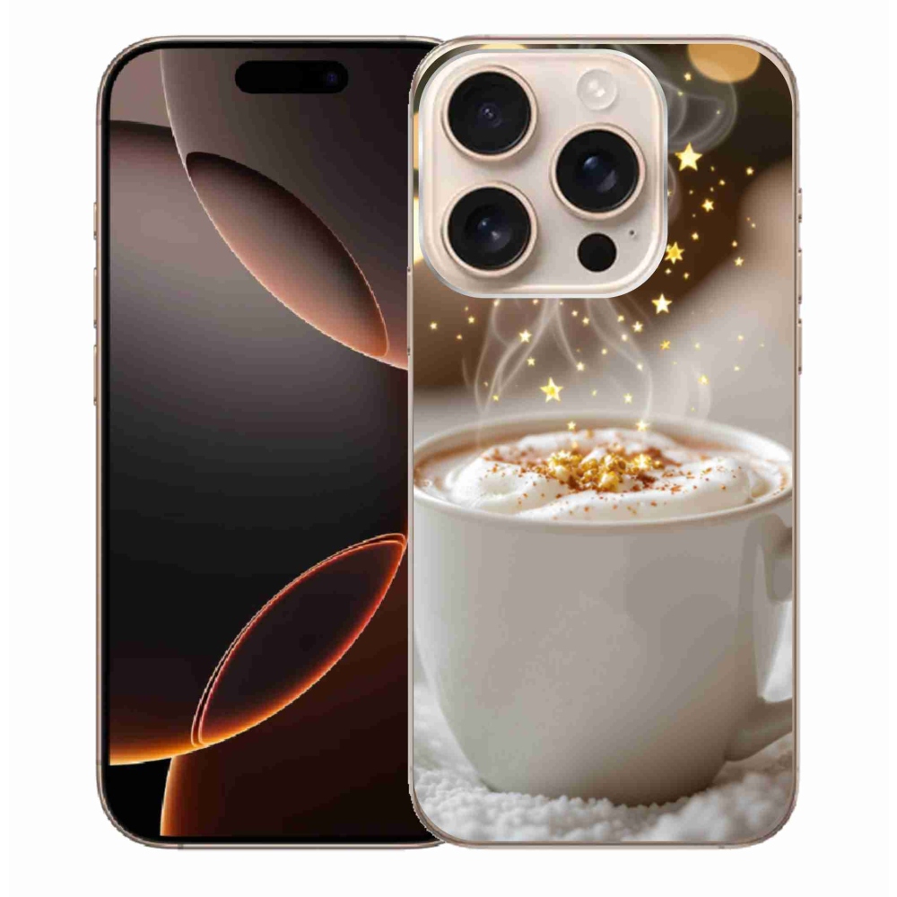 Gél borítás mmCase iPhone 16 Pro Max készülékhez - Karácsonyi forró ital