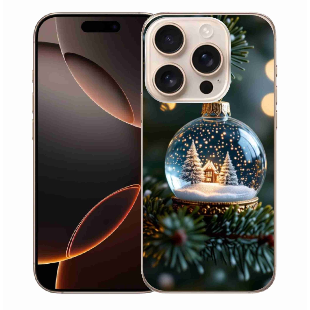 Gél borítás mmCase iPhone 16 Pro Max készülékhez - Karácsonyi gömb 2