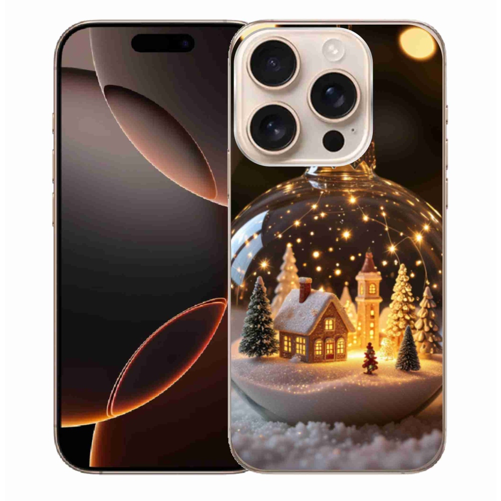 Gél borítás mmCase iPhone 16 Pro Max készülékhez - Karácsonyi gömb 3