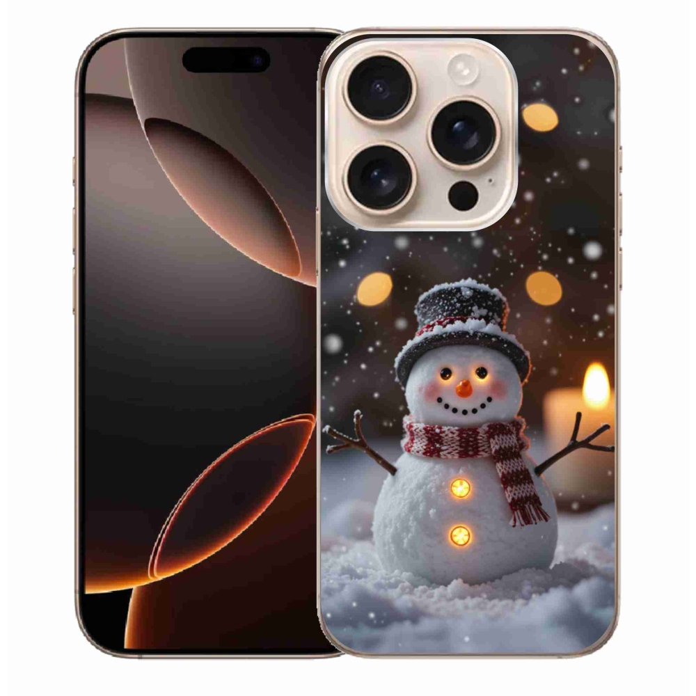 mmCase gél tok az iPhone 16 Pro Max-hoz – vidám hóember