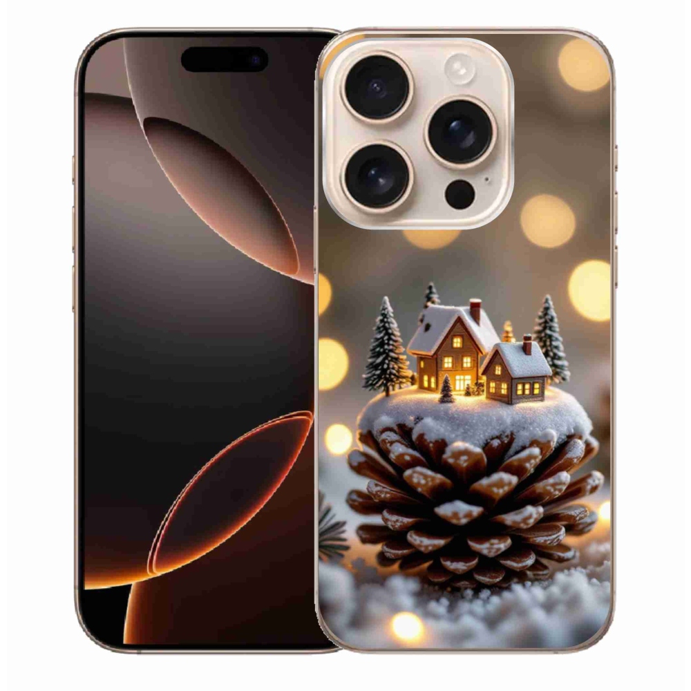 mmCase gél tok az iPhone 16 Pro Max-hoz – téli falu
