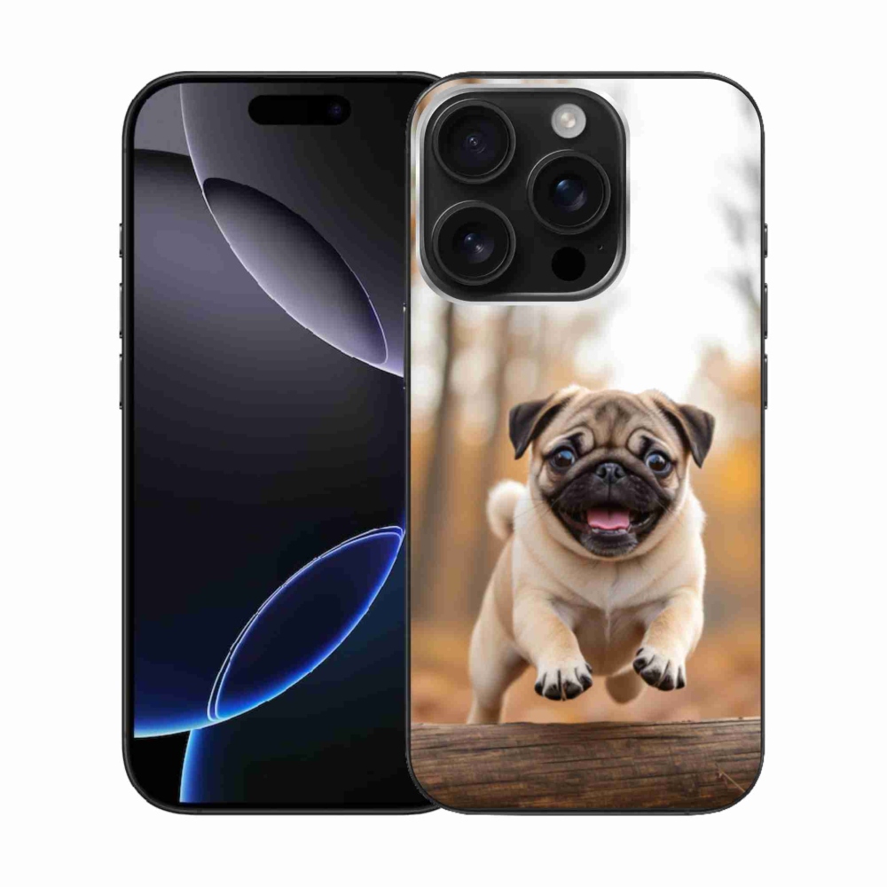 Zselés borítás mmCase iPhone 16 Pro készülékhez - mopsz 2