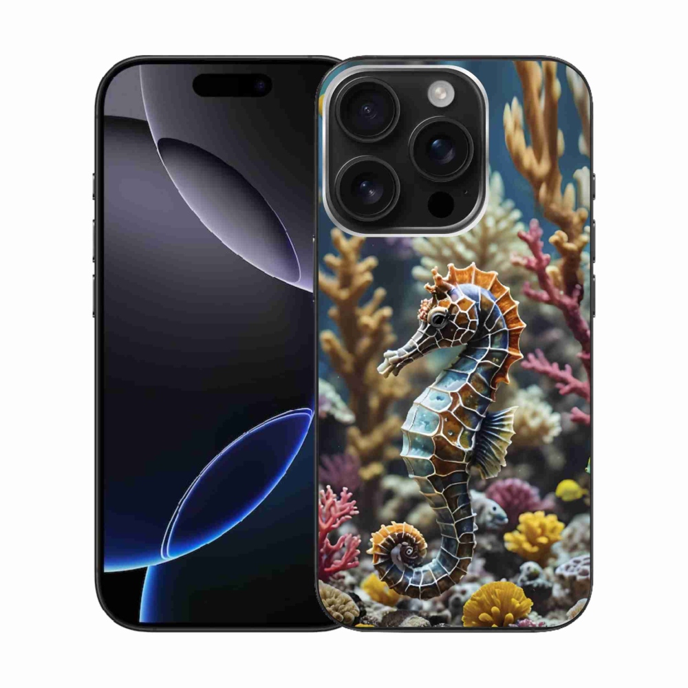 mmCase gél tok az iPhone 16 Pro-hoz – tengeri csikóhal 2