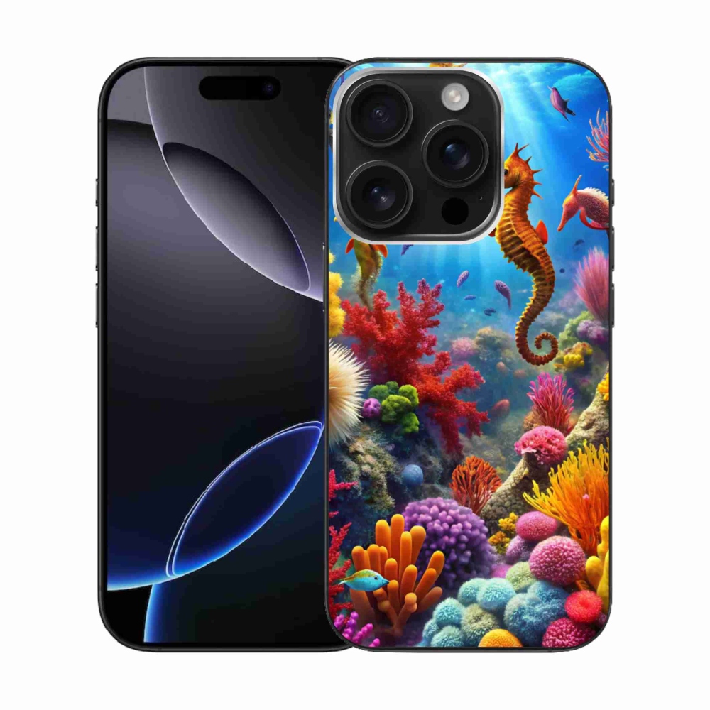 Zselés borítás mmCase iPhone 16 Pro készülékhez - Sea World 3