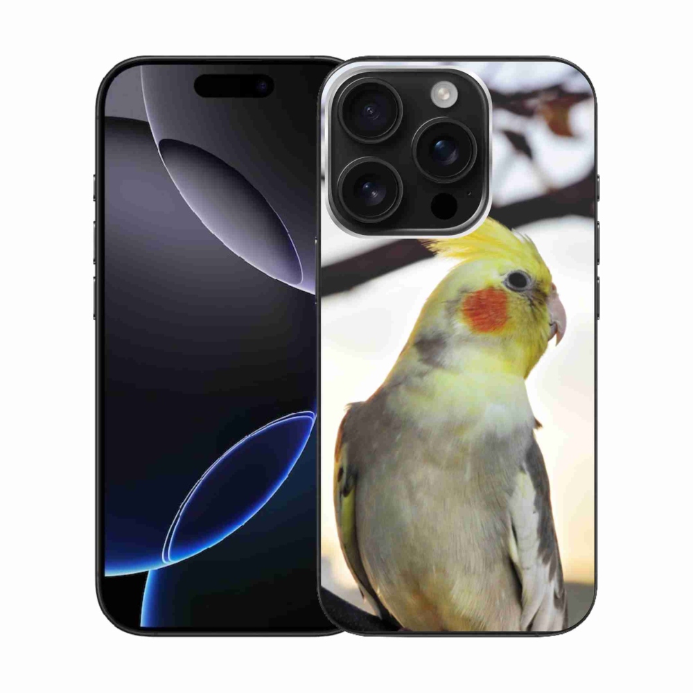 Zselés borítás mmCase iPhone 16 Pro készülékhez - papagáj korela