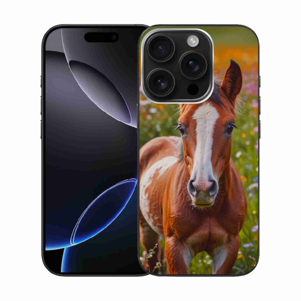 mmCase gél tok az iPhone 16 Pro-hoz – aranyos csikó
