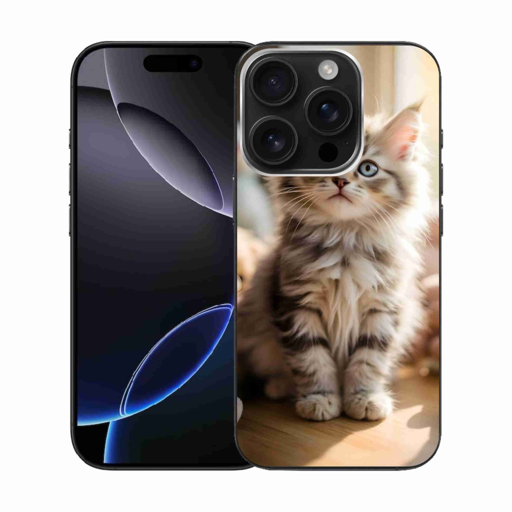 mmCase gél tok az iPhone 16 Pro-hoz – aranyos cica 10