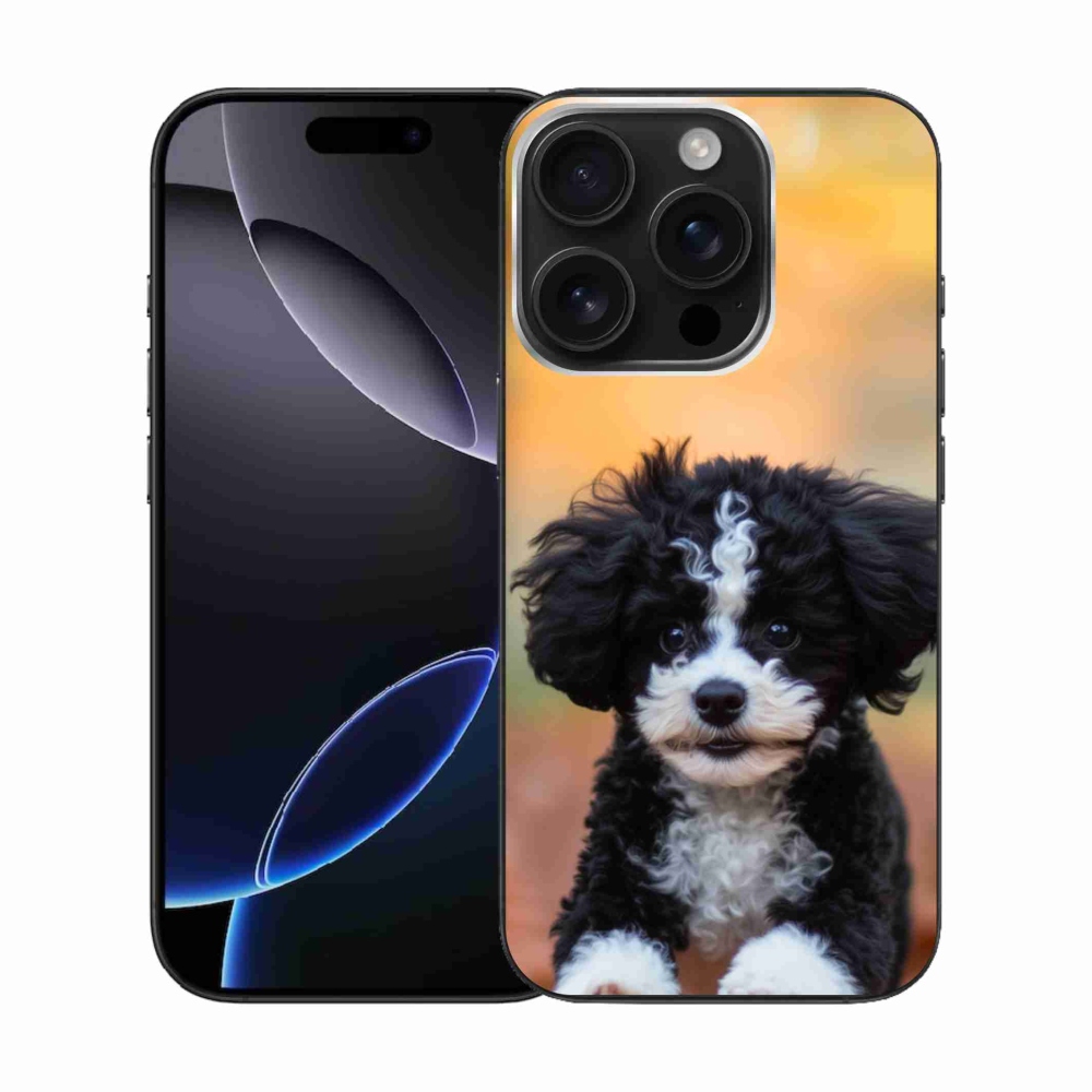 Gél borítás mmCase iPhone 16 Pro készülékhez - aranyos kiskutya 2
