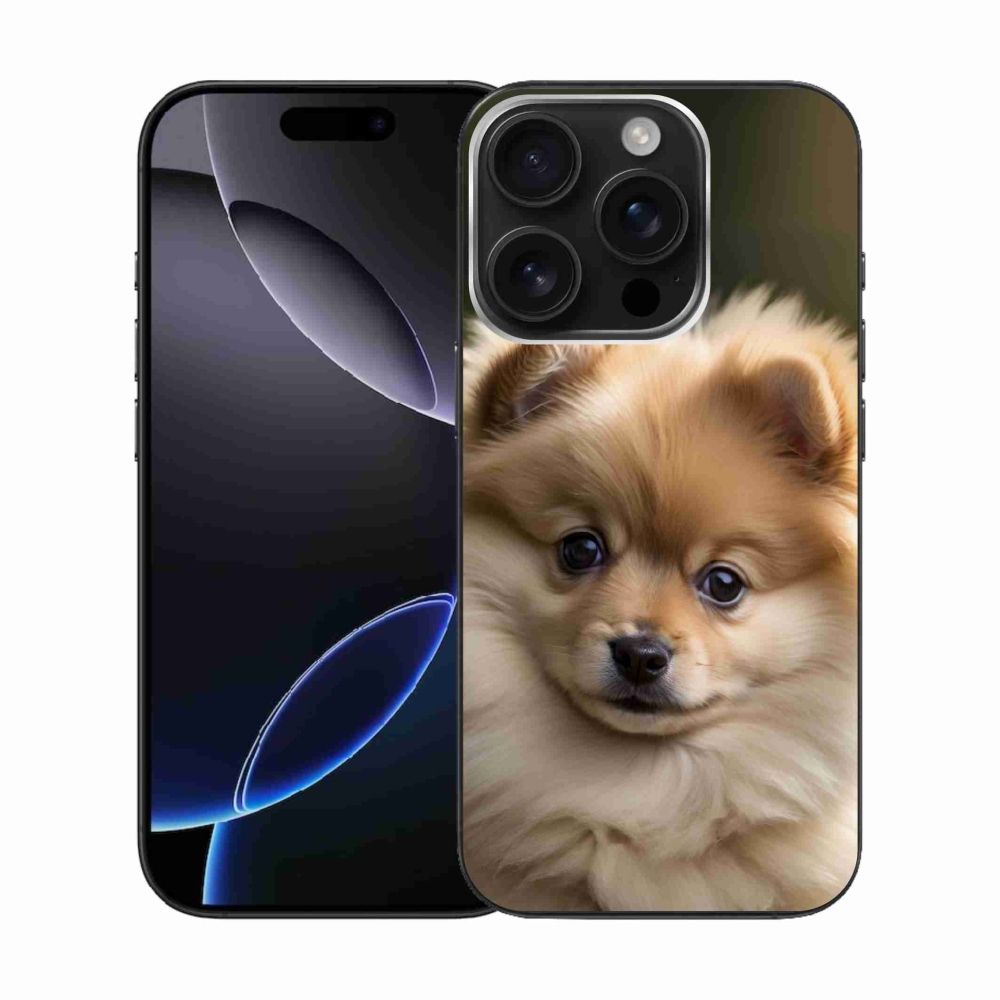 mmCase gél tok az iPhone 16 Pro-hoz – aranyos pomerániai 2