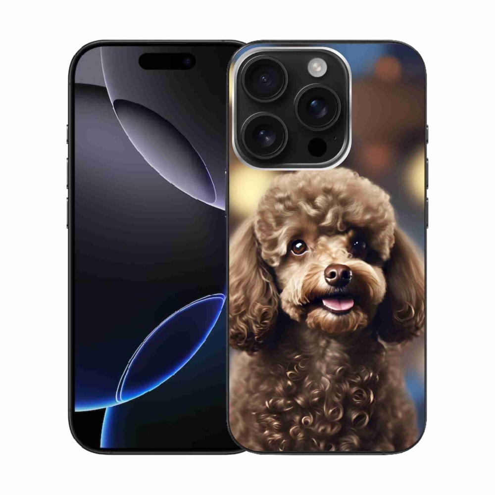 mmCase gél tok az iPhone 16 Pro-hoz – aranyos pudli