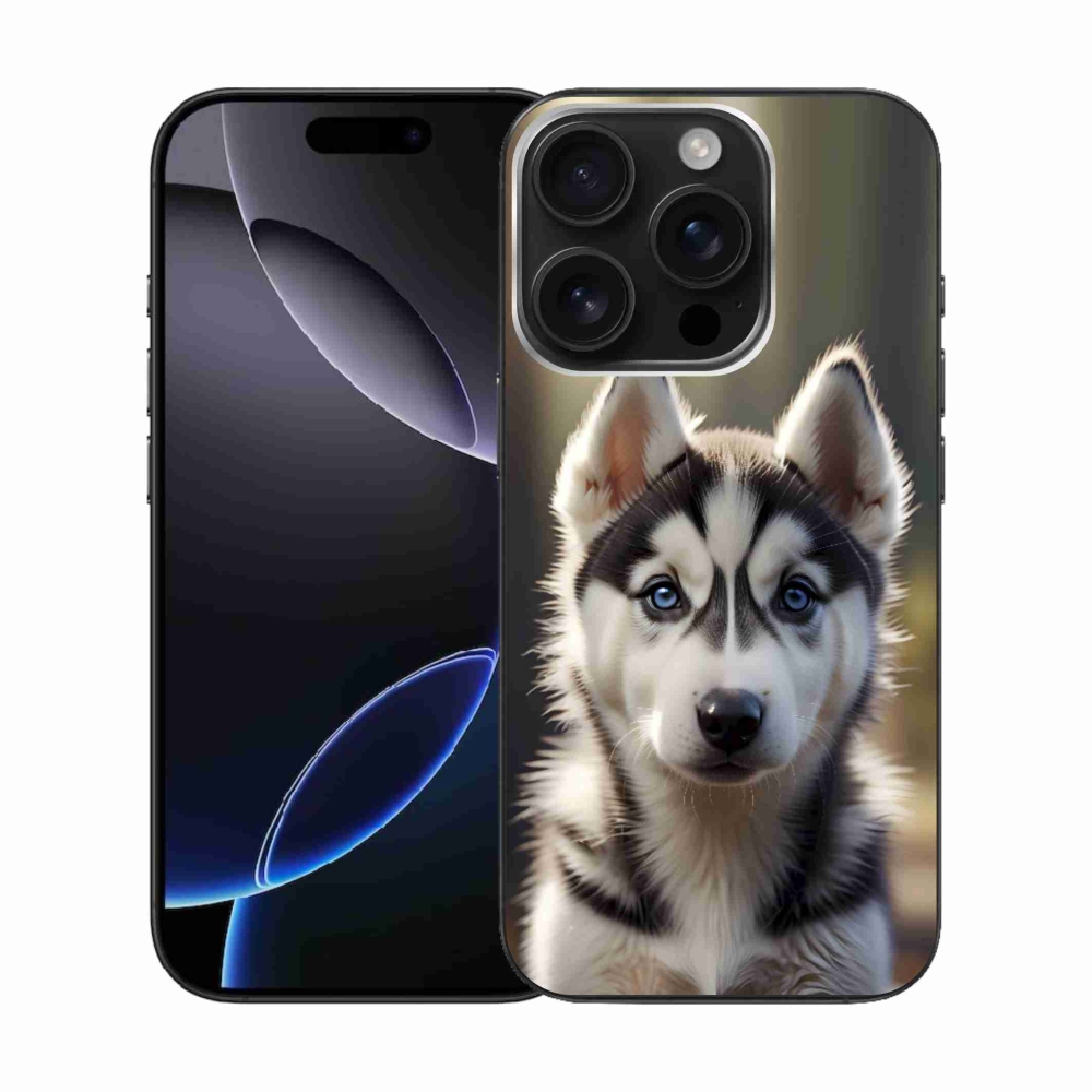 mmCase gél tok az iPhone 16 Pro-hoz – aranyos szibériai husky