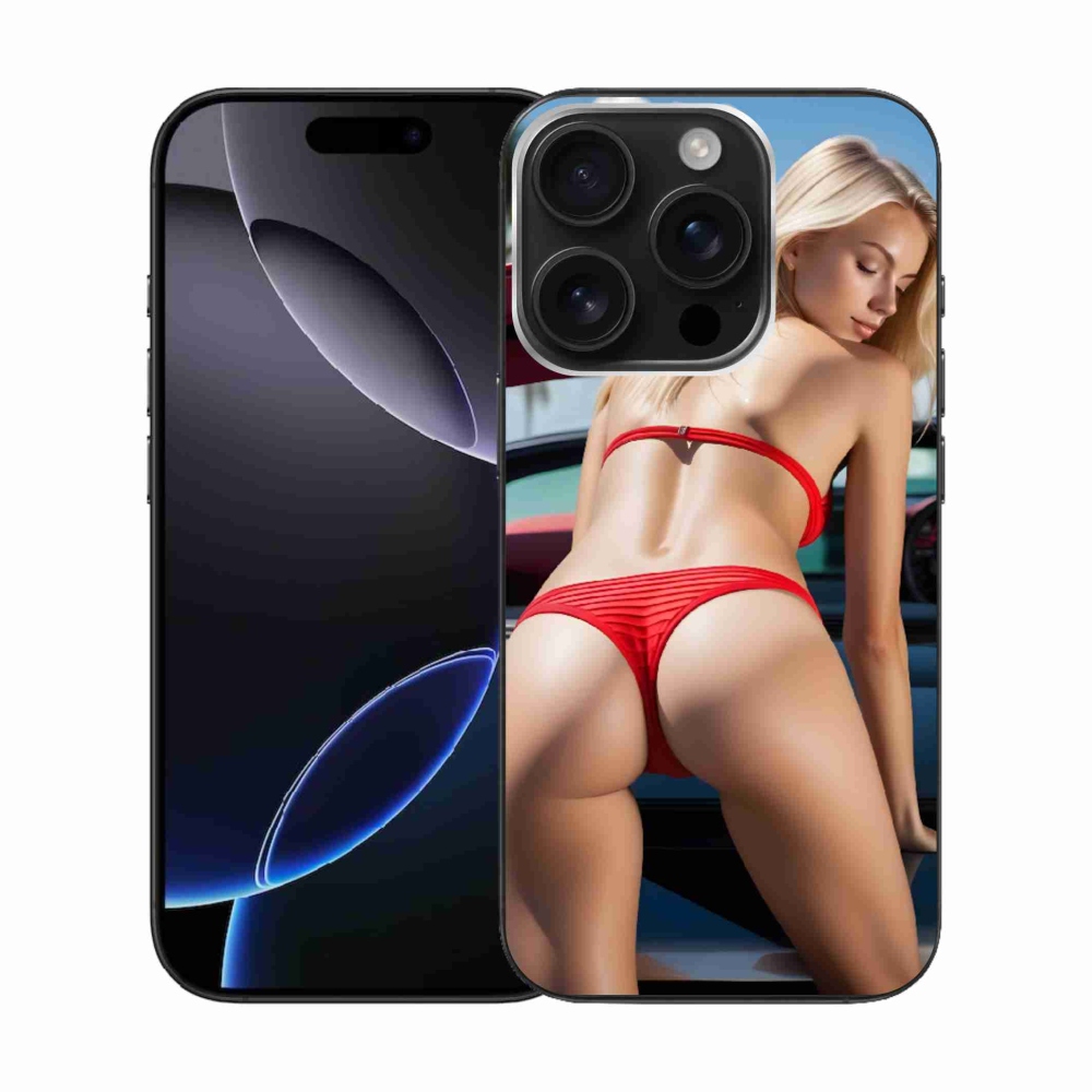 mmCase gél tok az iPhone 16 Pro-hoz – szexi nő 2