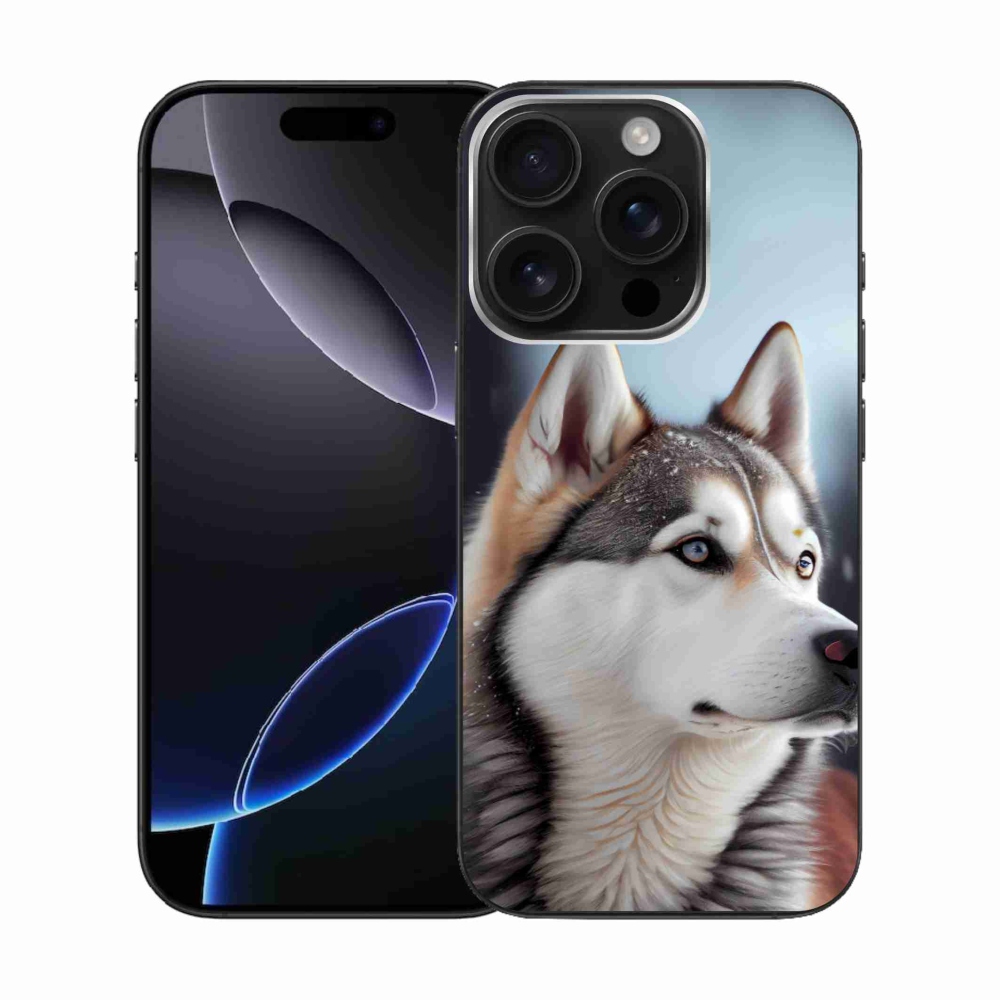 mmCase gél tok az iPhone 16 Pro-hoz – szibériai husky