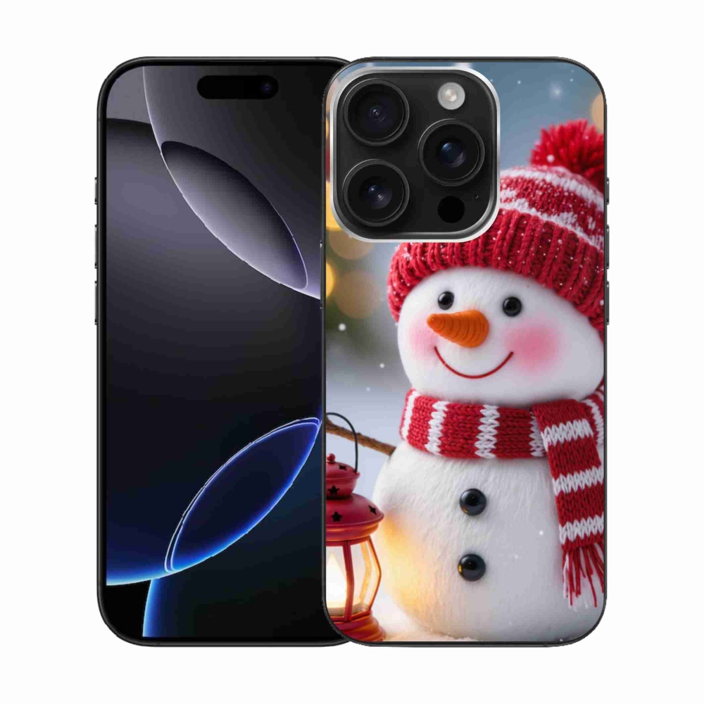 Gél borítás mmCase iPhone 16 Pro készülékhez - Hóember 2