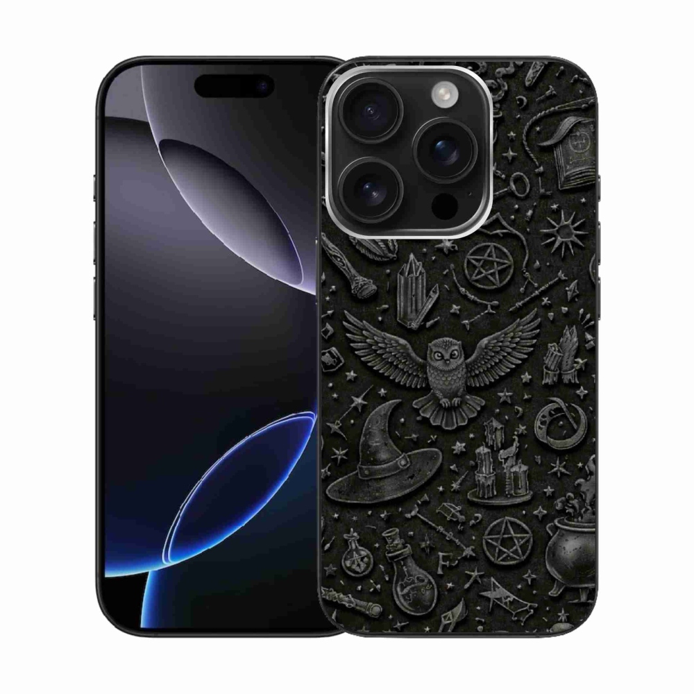 mmCase gél tok az iPhone 16 Pro-hoz – sötét varázslatos világ