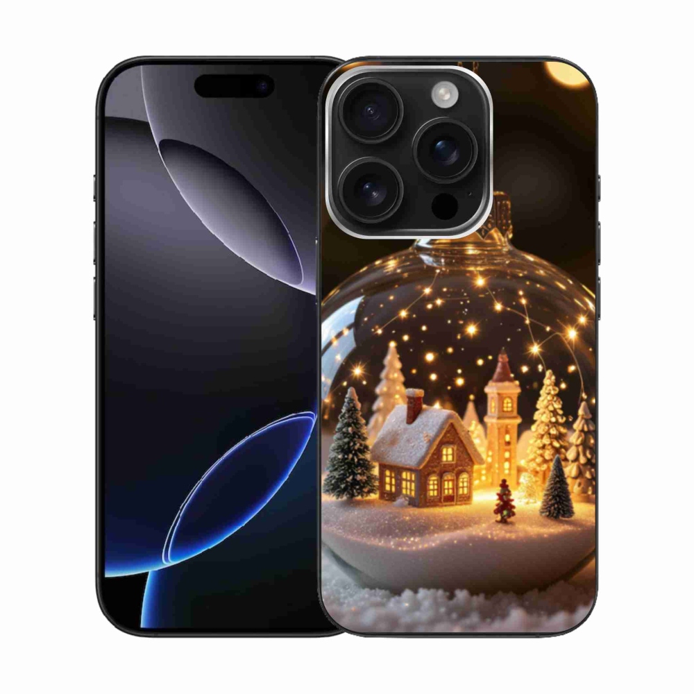 Gél borítás mmCase iPhone 16 Pro készülékhez - Karácsonyi gömb 3