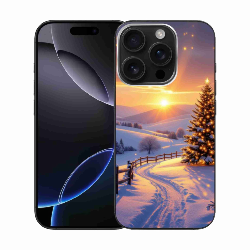 Gél borítás mmCase iPhone 16 Pro készülékhez - téli tájkép