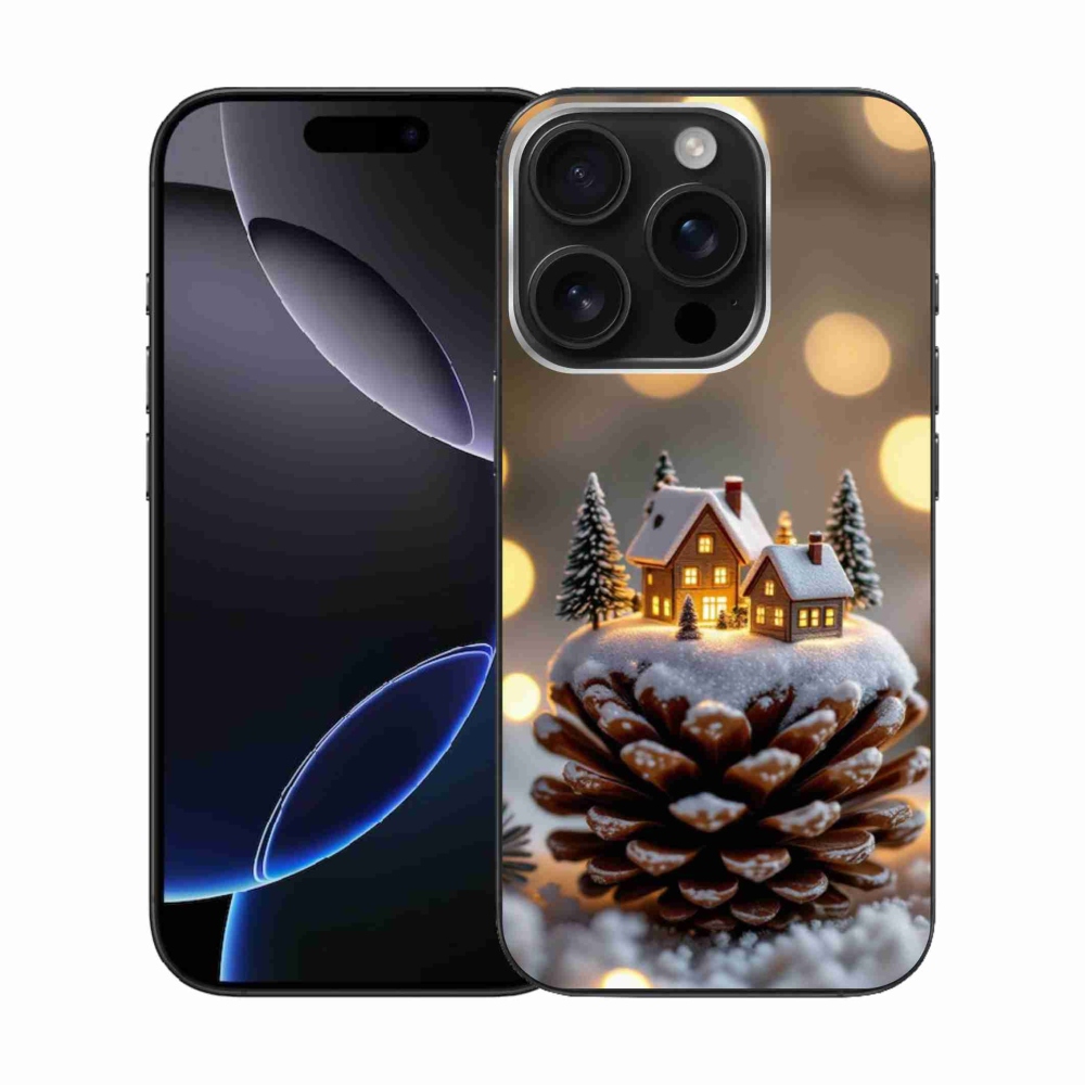 mmCase gél tok az iPhone 16 Pro-hoz – téli falu