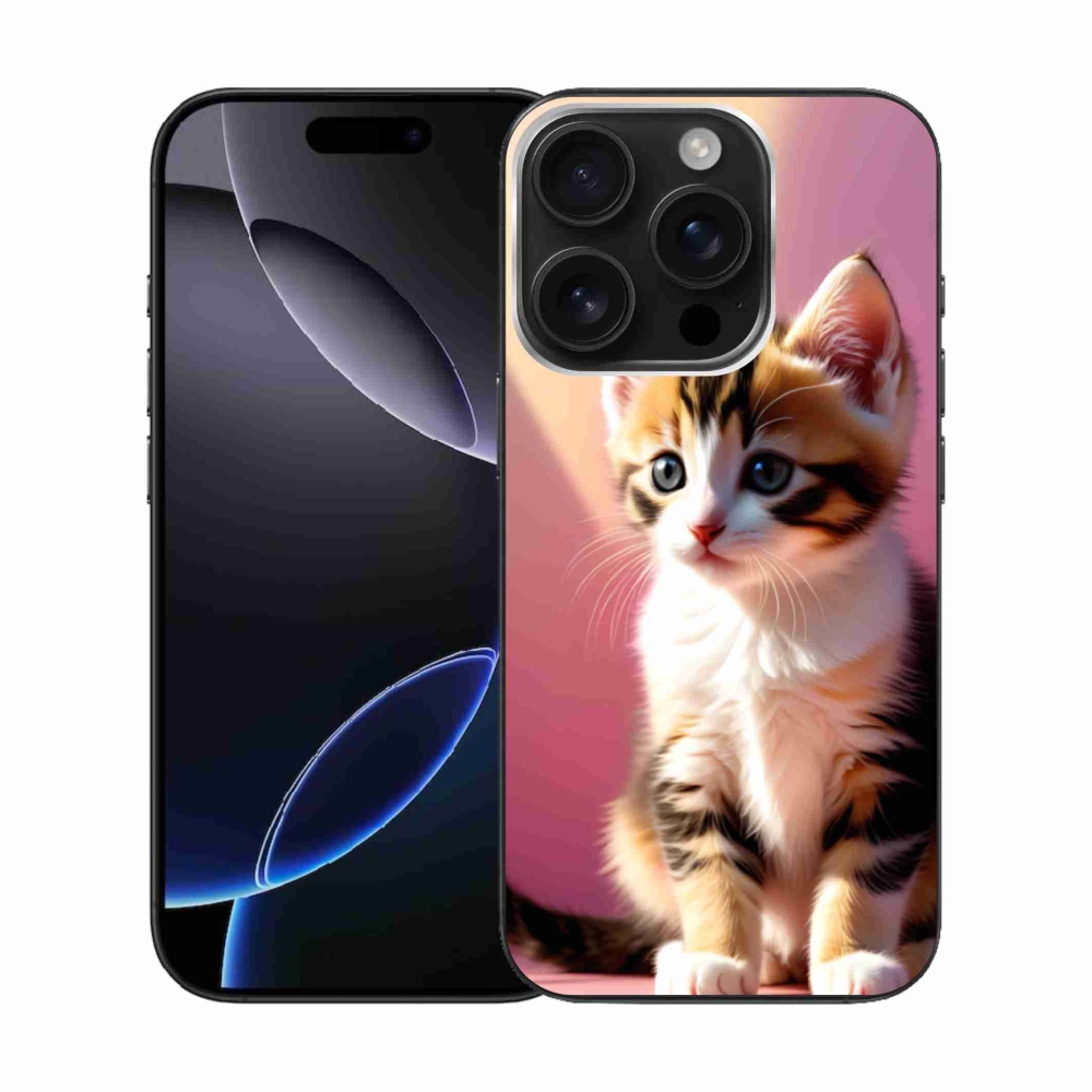 Zselés borítás mmCase iPhone 16 Pro készülékhez - kíváncsi cica 2